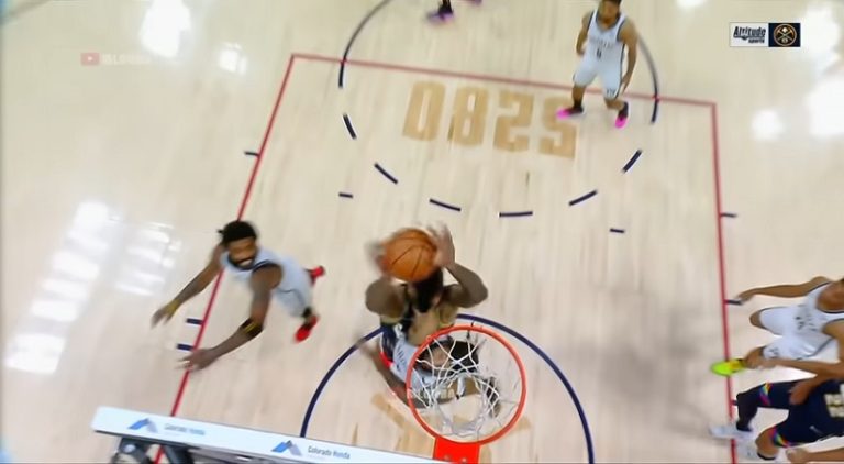 DeMarcus Cousins gets blocked by Deandre Bembry
