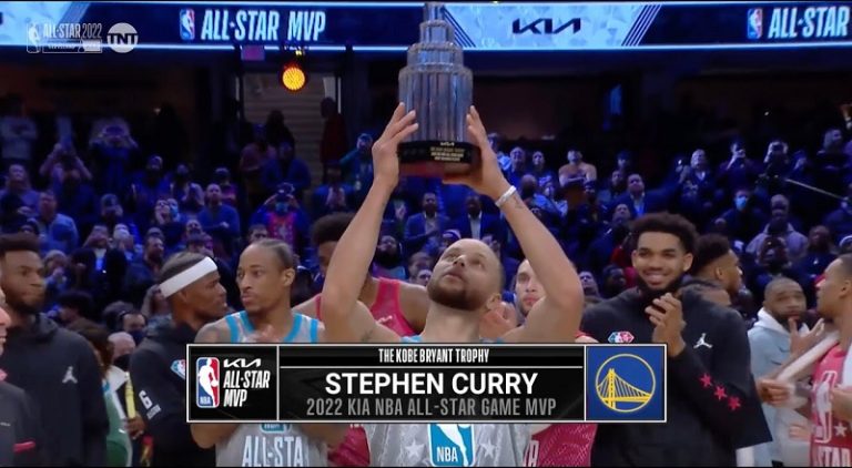 Stephen Curry wins Kobe Bryant All-Star Game MVP Award
