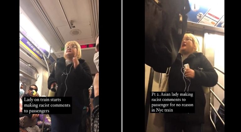 Asian woman filmed making racist comments on NYC subway
