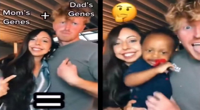 White man goes viral for posting Black baby as his child