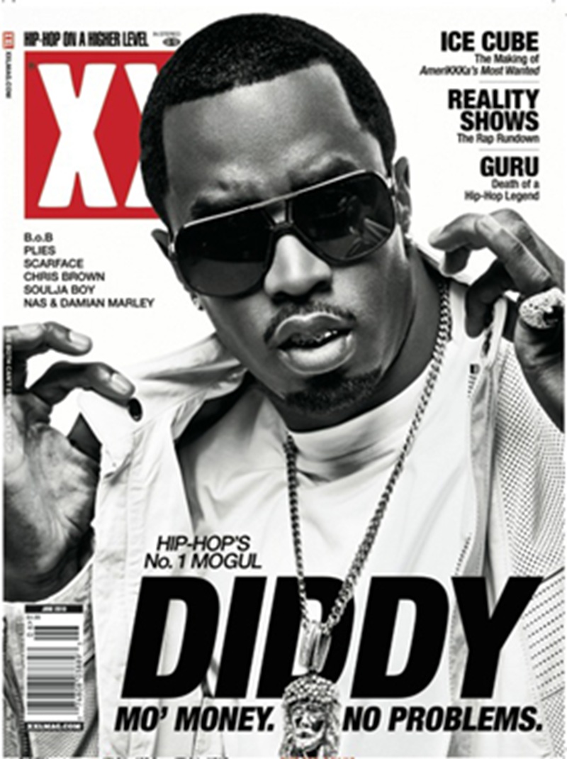 Diddy covered XXL for their June 2010 cover.