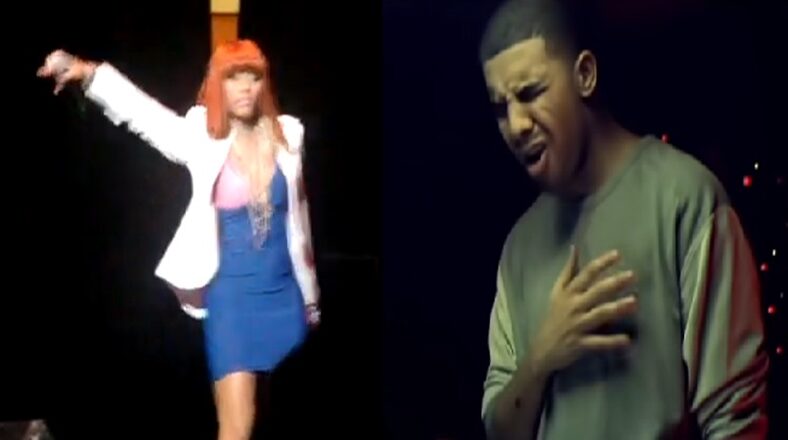 Nicki Minaj and Drake released summer anthem love songs in 2010. Drake's "Find Your Love" came first and Nicki's similarly-titled "Your Love" came on the heels of this.
