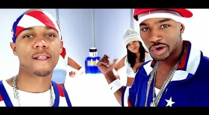 Cam'ron and Juelz Santana in the "Oh Boy" music video.