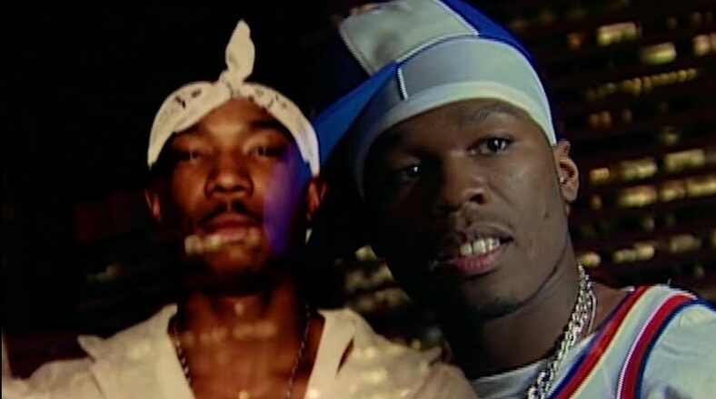 Ja Rule and 50 Cent side by side, symbolizing one of hip-hop’s most iconic feuds.
