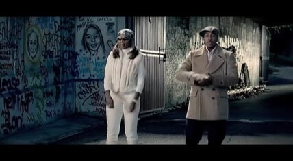 Ludacris and Mary J. Blige in the "Runaway Love" video. This song and video was a stark contrast from Luda's more comedic videos.