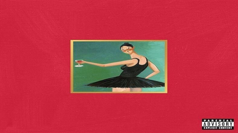 Kanye West My Beautiful Dark Twisted Fantasy is platinum