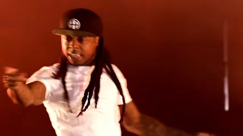Lil Wayne in Birdman's "Fire Flame" video. His "6 Foot, 7 Foot" video is set to premiere on MTV on February 10.