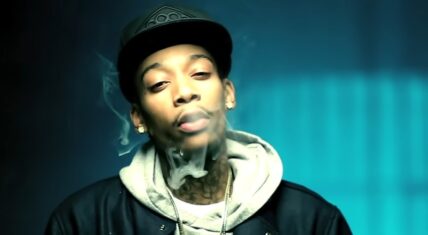 Wiz Khalifa in the "On My Level" video with Too $hort.