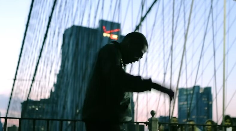 Fabolous did a video for his song, "Y'all Don't Hear Me Tho," with Vevo Go, on the Brooklyn Bridge.