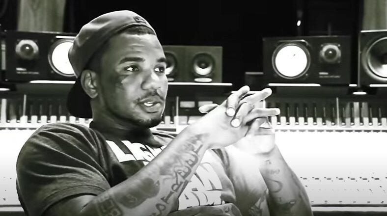 Game talking about Jay-Z and Kanye West's Watch the Throne during a radio interview