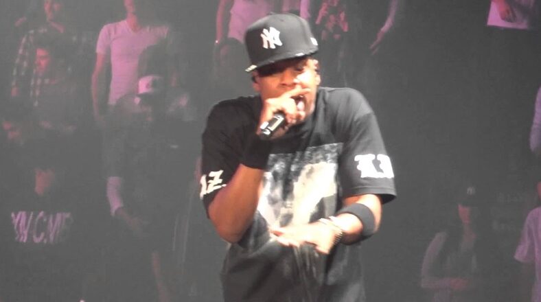 Jay-Z performing at Montreal concert