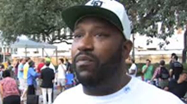 MTV News caught up with Bun B at Occupy Houston and he explained the lasting impact that Enron's demise has had on his city.