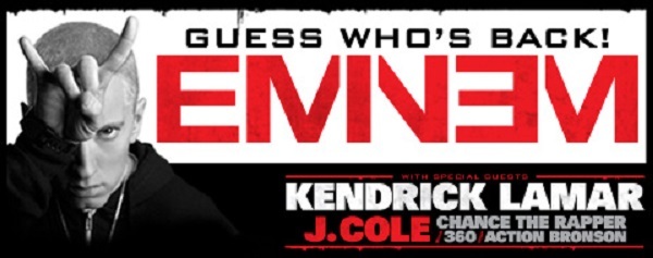 Eminem Rapture tour