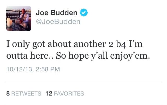 Joe Budden retirement