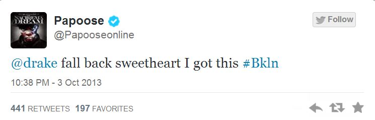 Papoose Drake tweet