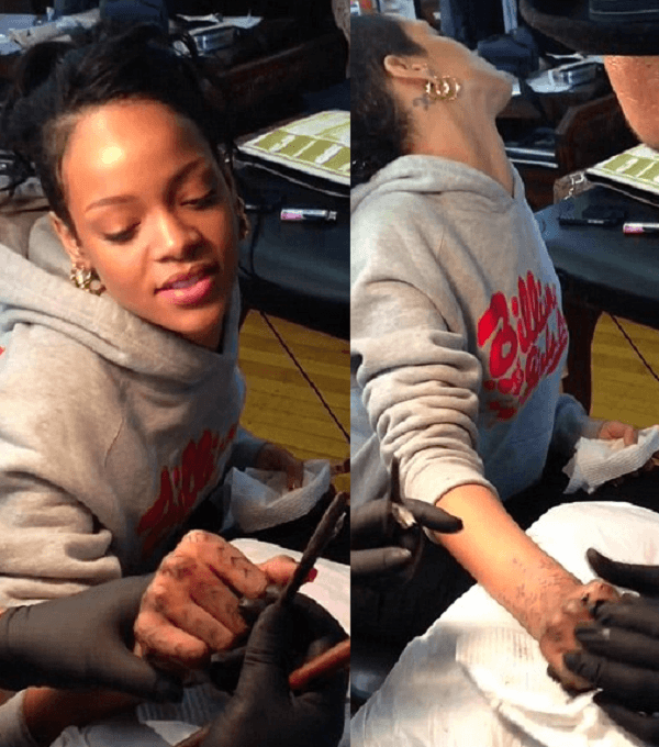 Rihanna tattoo 1