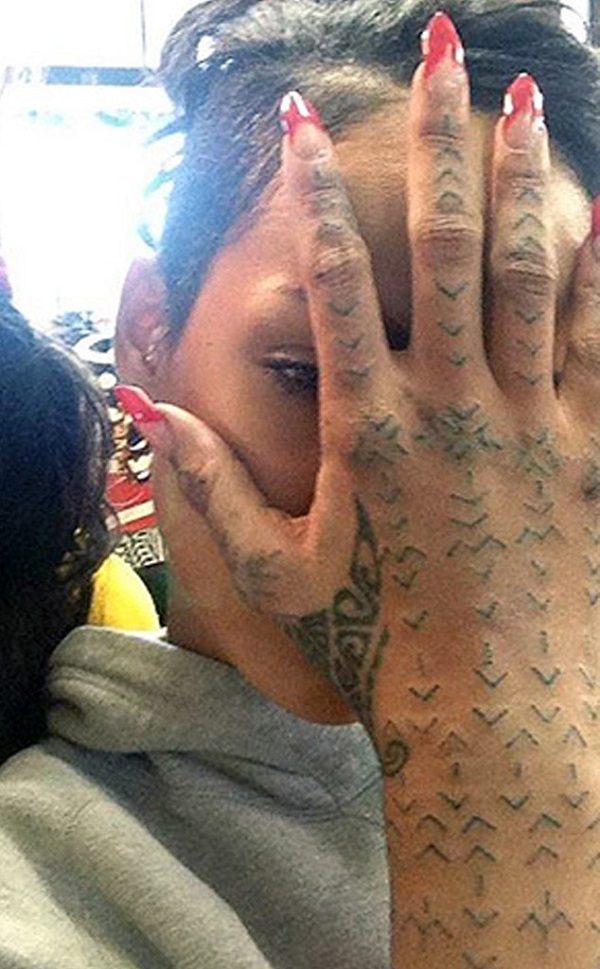 Rihanna tattoo 2