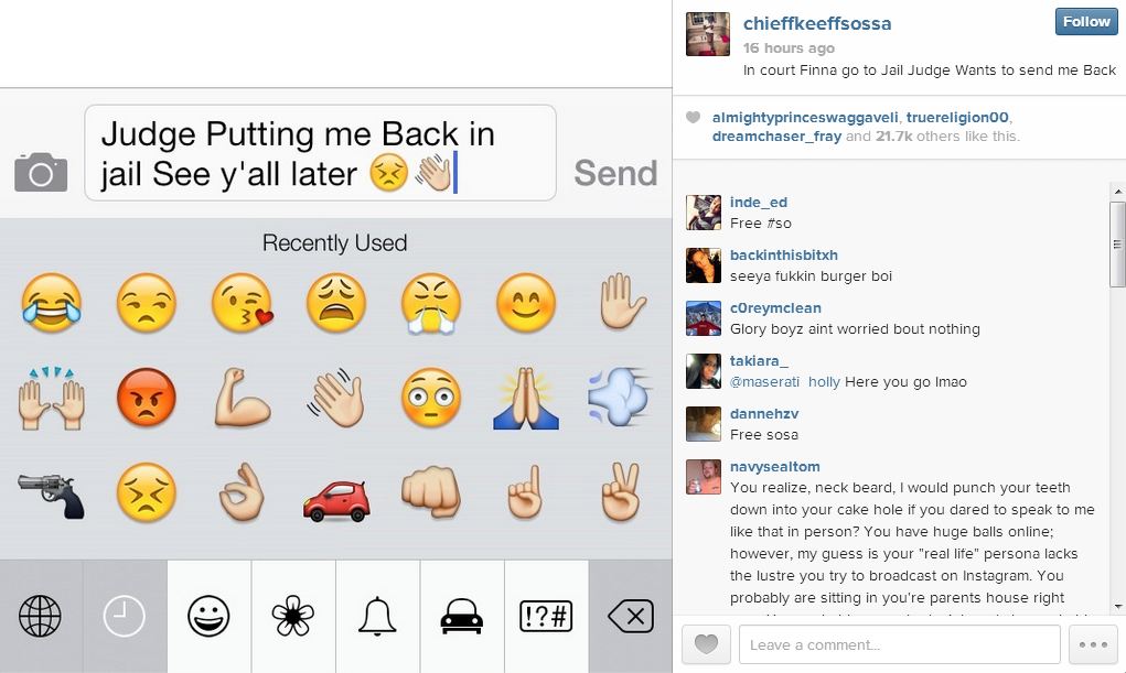 Chief Keef IG jail