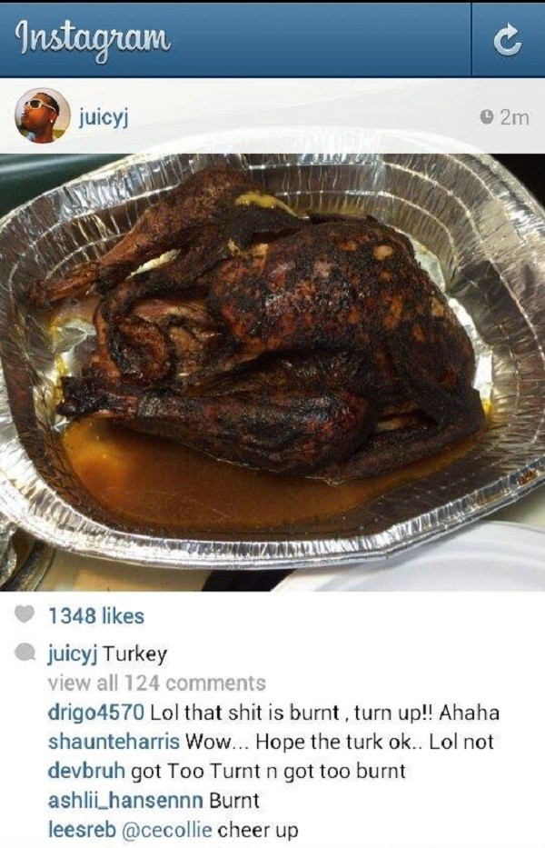 Juicy J thanksgiving