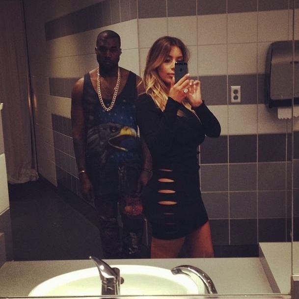 KimYe selfie
