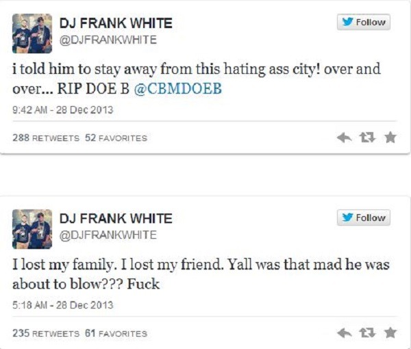 DJ Frank White tweets