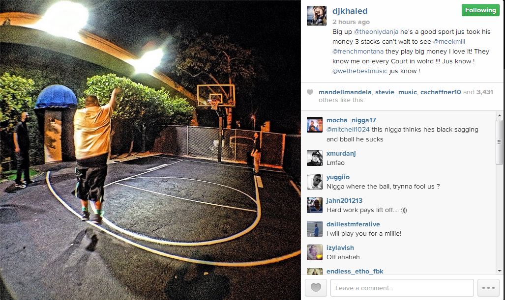 DJ Khaled IG basketball