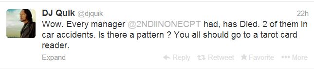 DJ Quik diss tweet 2