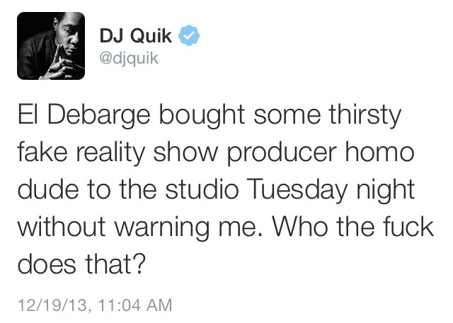 DJ Quik tweet El DeBarge