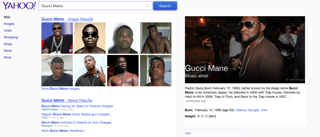 Gucci Mane Yahoo