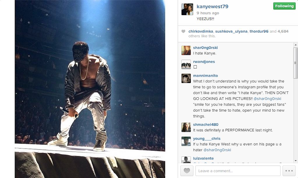 Kanye West hate