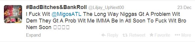 Lil Jay tweet