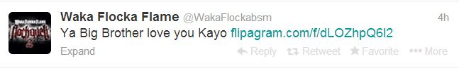 Waka Flocka tweet