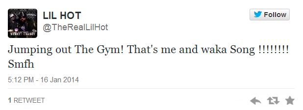 Lil Hot tweet 1