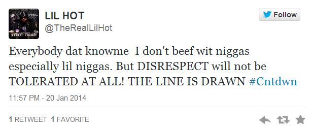 Lil Hot tweet 11
