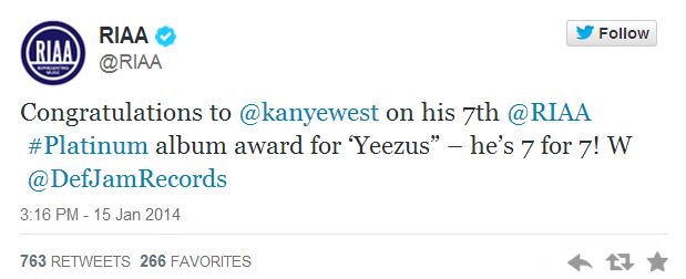 Yeezus platinum