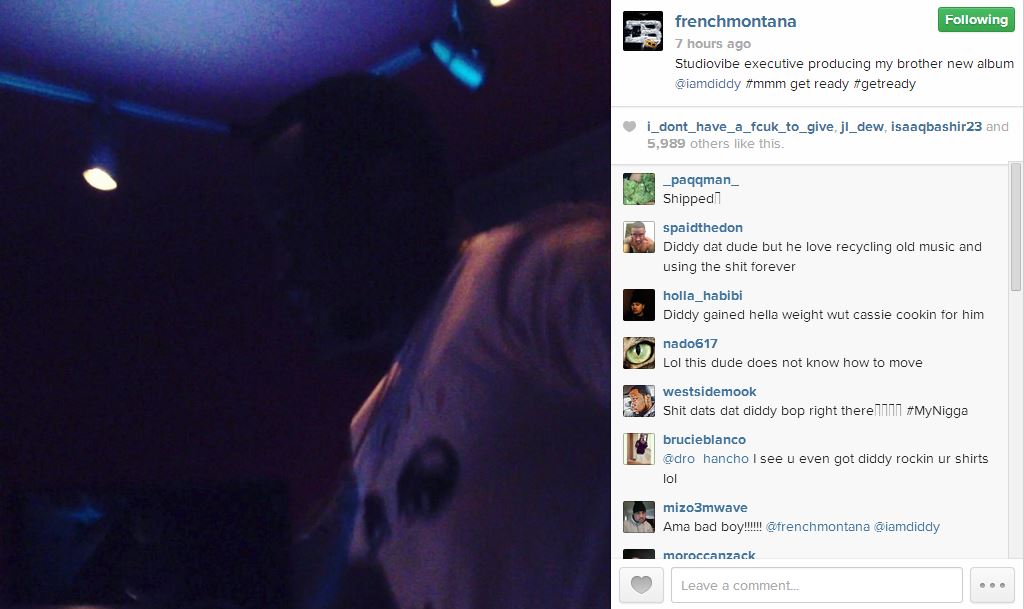 French Montana studio IG