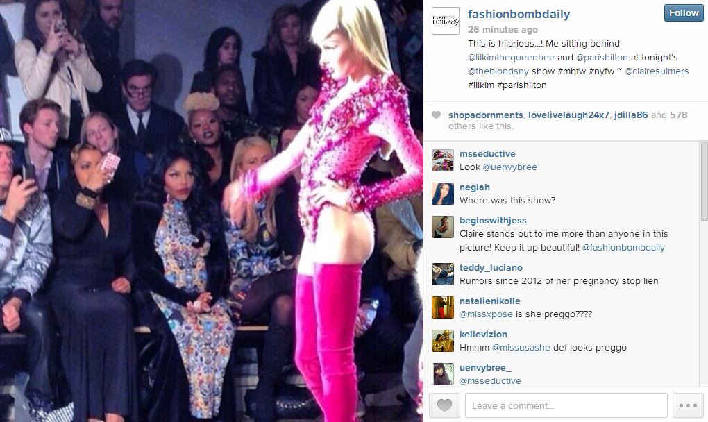 Lil' Kim pregnant IG 2