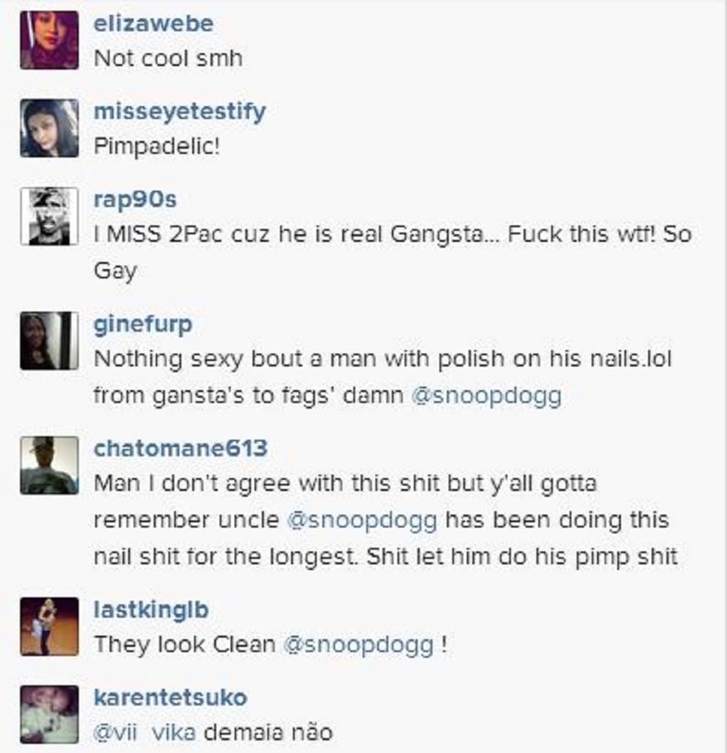 Snoop comments