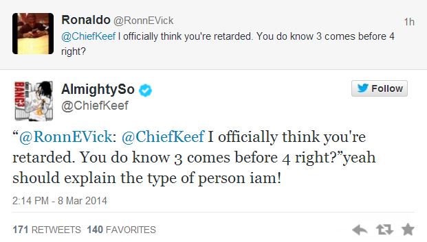 Chief Keef retarded