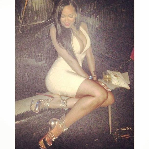 Erica Mena sexy in the club