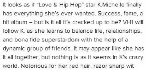 K. Michelle message 1