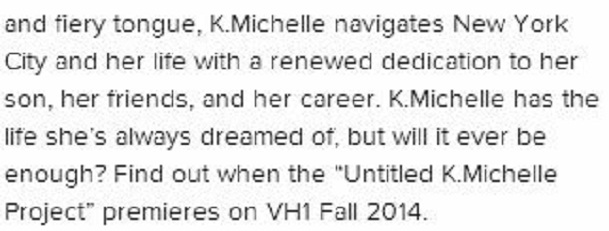 K. Michelle message 2