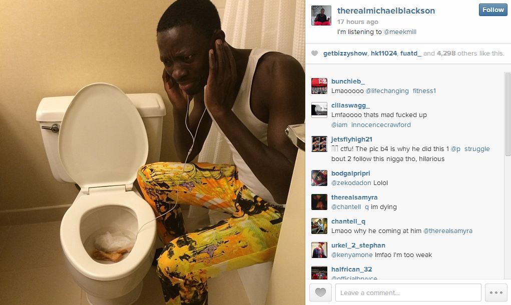 Michael Blackson Meek Mill