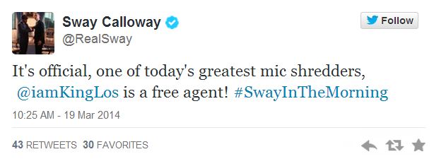 Sway tweet