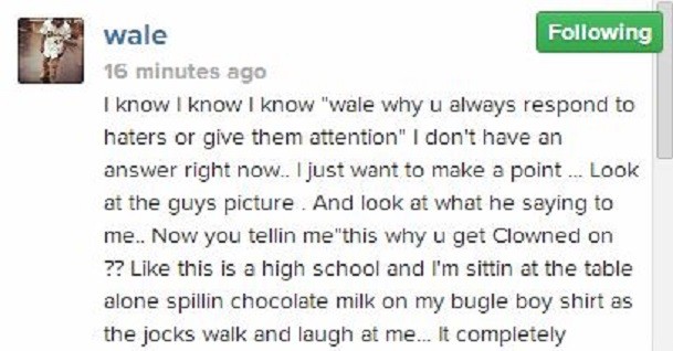 Wale speech