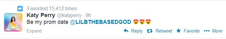 Katy Perry tweet