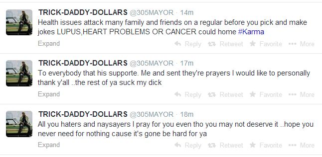 Trick Daddy tweets