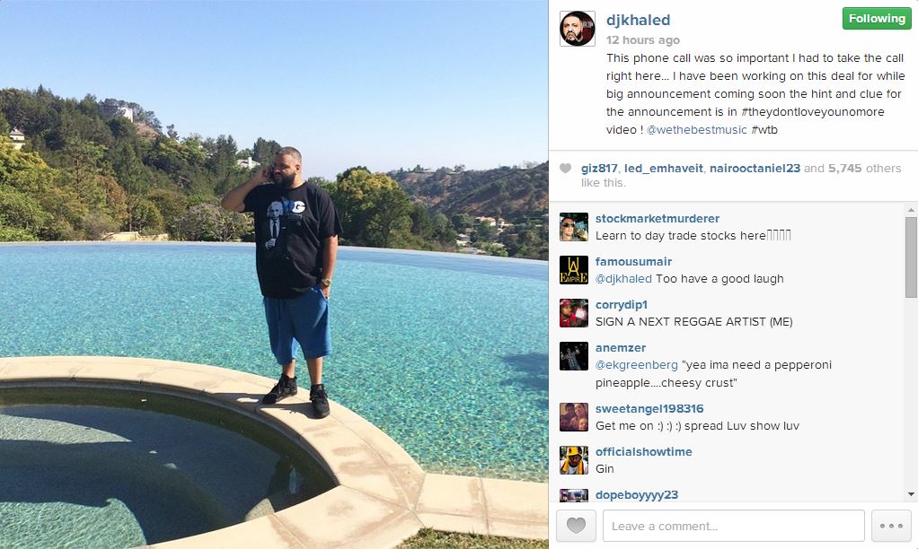 DJ Khaled positive 4