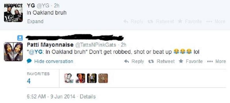 DJ Mustard YG tweet 4