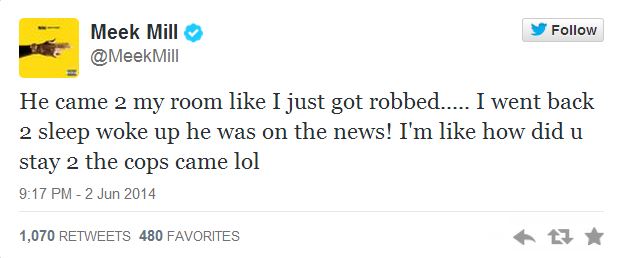 Meek Mill beef tweet 2